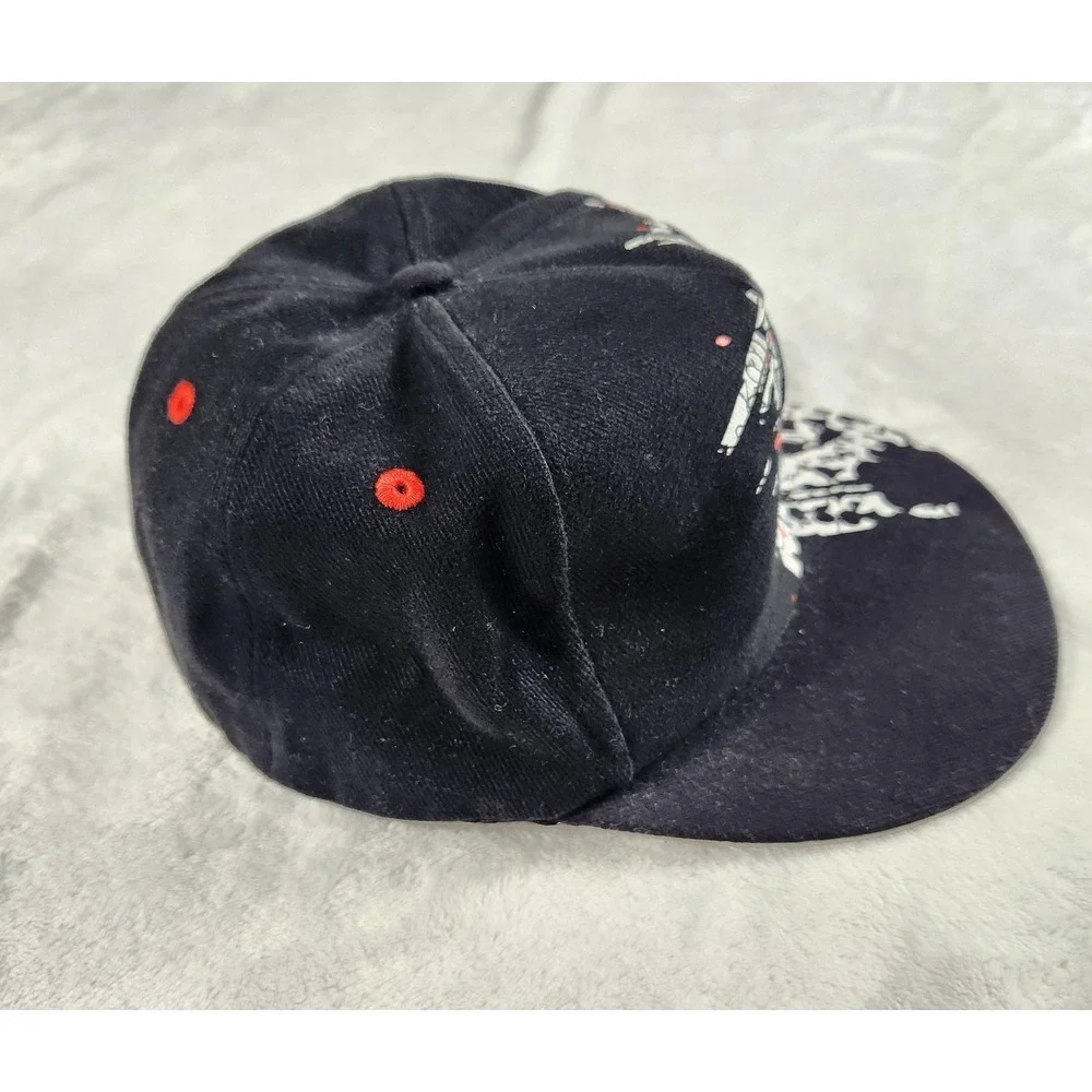 Disney Parks Mickey Mouse Hat Cap Fitted Youth One Size Black Graphic Boys